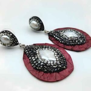 Baroque-leather-Earrings