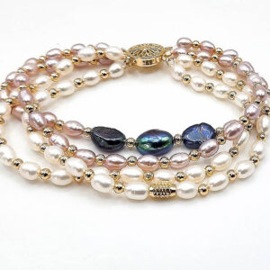 rice pearl bracelet