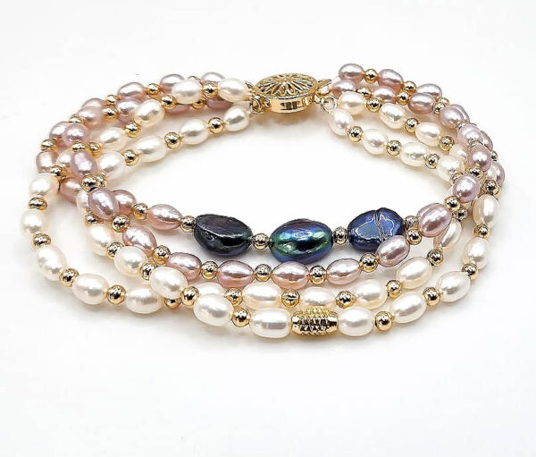 rice pearl bracelet