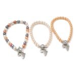 Our elegant Africa Locket Bracelet are handcrafted with genuine freshwater pearls and finished with a premium 24K rhodium-plated stainless steel clasp for lasting beauty and shine.