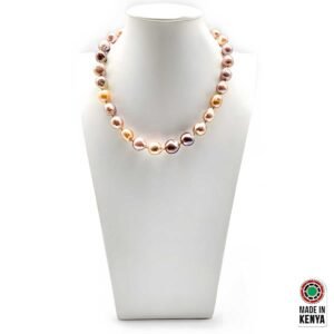 Bold Single Strand Baroque Pearl Necklace