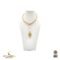 Brass 24 Karat Gold Plated Choker with Freshwater Baroque Pearls (Classic Gold)