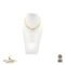 Brass 24 Karat Gold Plated Choker with Freshwater Baroque Pearls (Classic White)