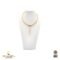 Brass 24 Karat Gold Plated Choker with Freshwater Baroque Pearls (Pink)