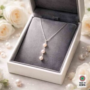 Three Drop Baroque Pearl Necklace