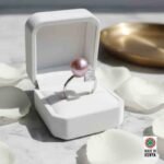 sterling silver purple pearl ring