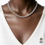 Classic Silver Grey Pearl Strand Necklace (5–6mm)