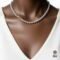 Classic Silver Grey Pearl Strand Necklace (5–6mm)