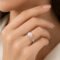 fahari ring worn by a model